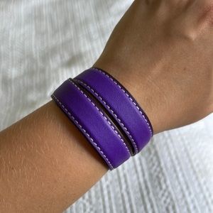 Coach Purple Wrap Bracelet